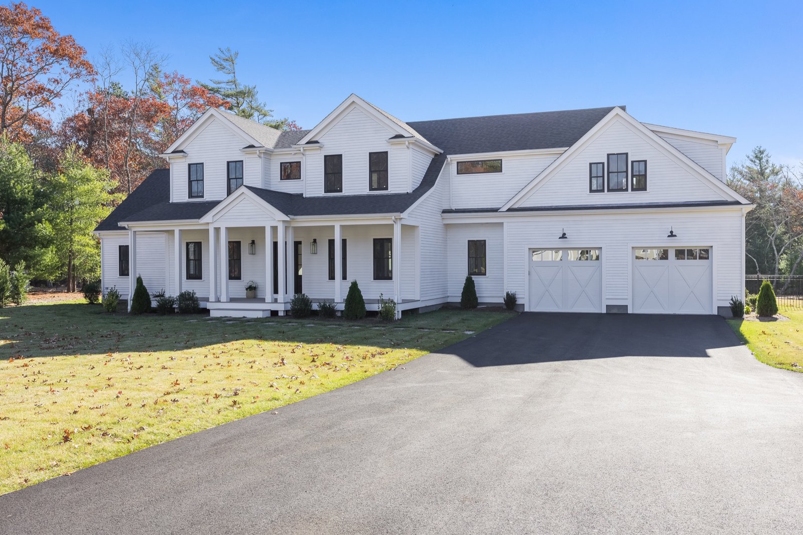 Front elevation, new construction