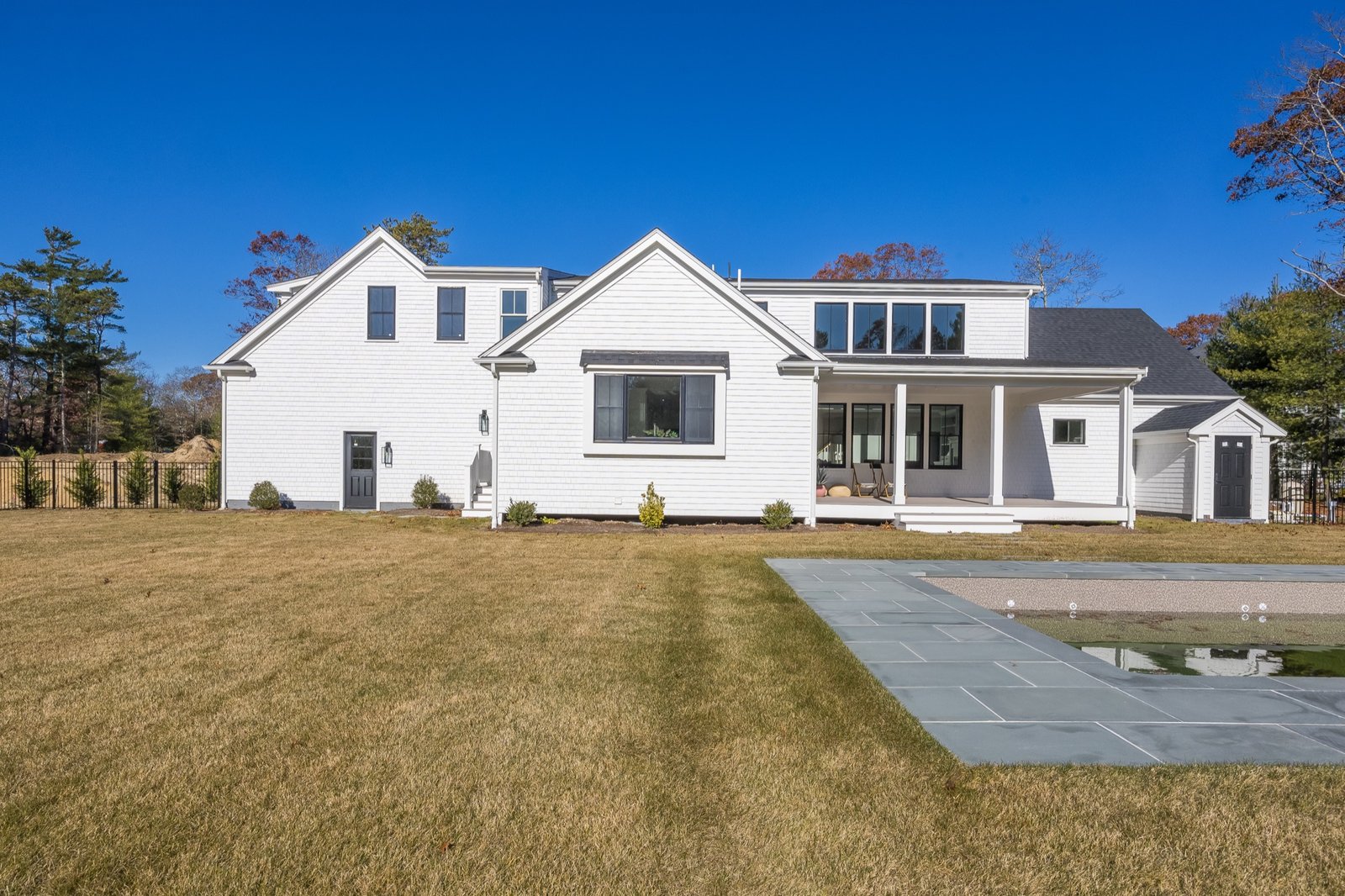 Landscaping and exterior finish